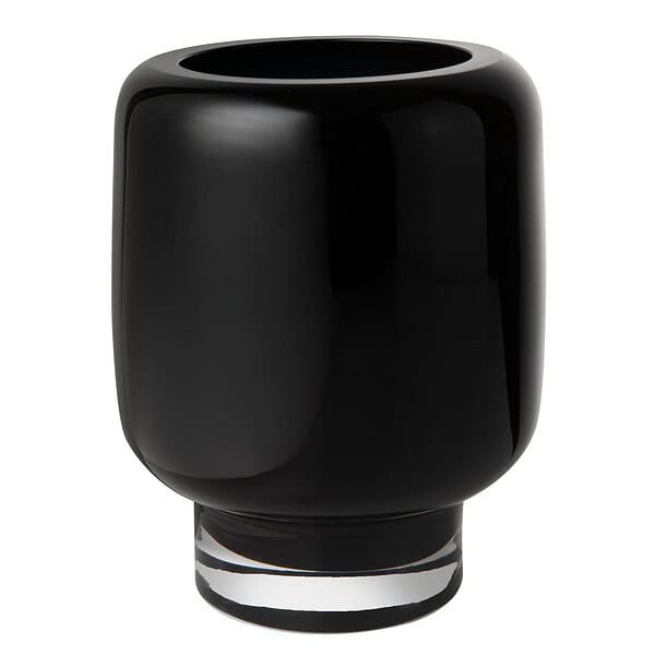 vase modern classic of thick pure high quality glass,series: ZADAR