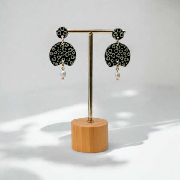Aria Leopard Statement Oorbellen