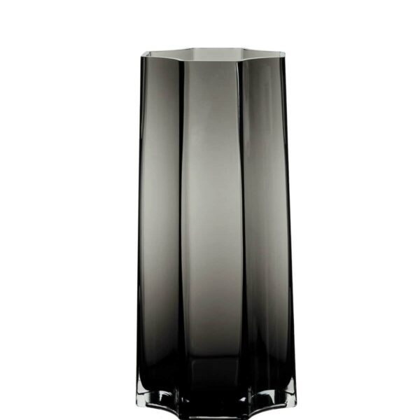 Modern-Classic Luxury tall vase, stylish design, LENOX 40 Gray
