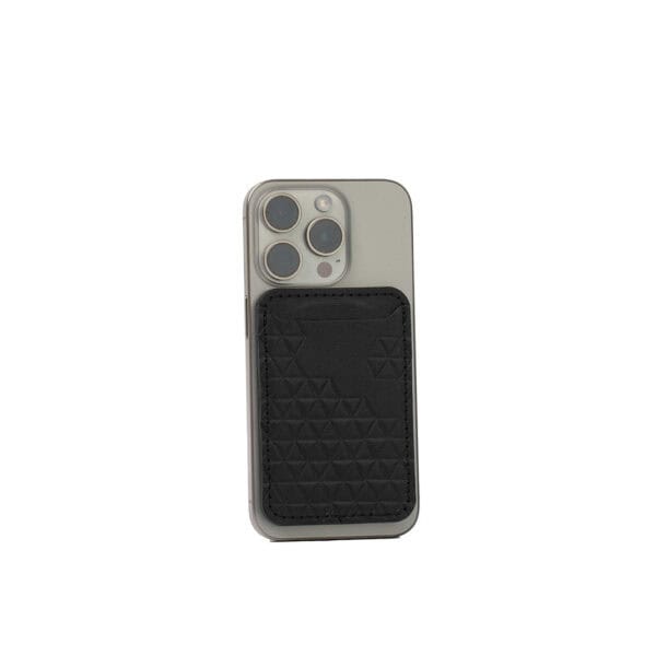 Leather wallet with MagSafe - Diamonds