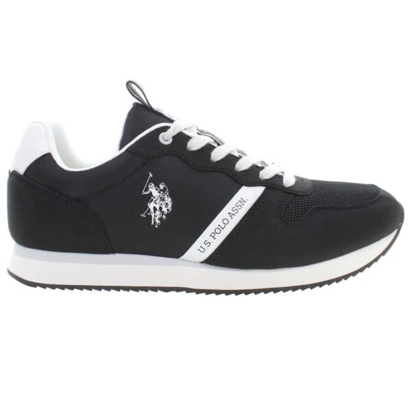 US POLO BEST PRICE MEN'S SPORTS FOOTWEAR BLACK