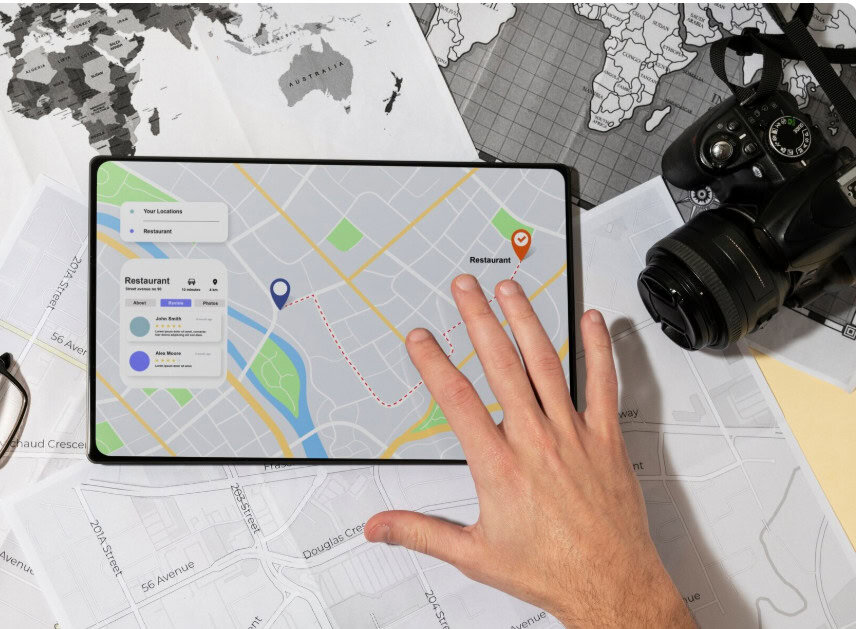 Google Maps Media Controls