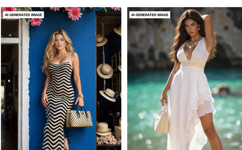 Guess AI Model in Vogue Guess AI Model in Vogue