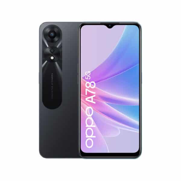 Oppo A78 5G 128GB Black smartphone