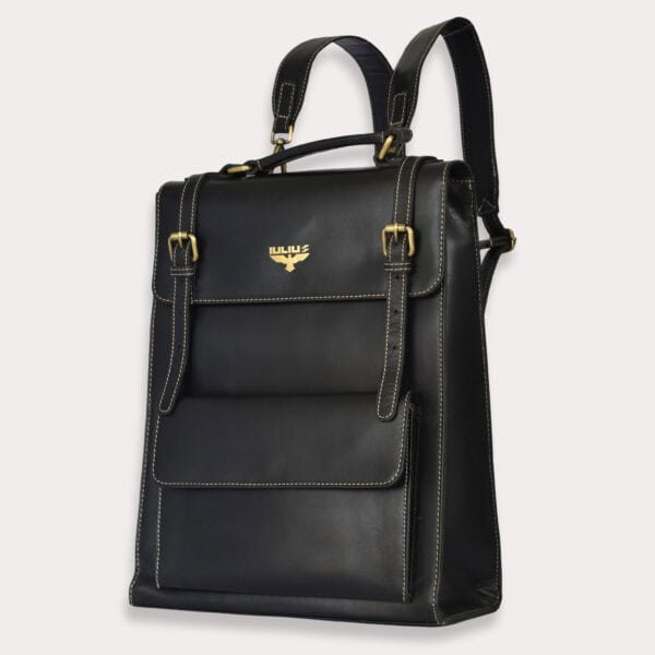 Mochila Ejecutiva de Cuero para Portátiles 15,6” – Estilo Business – IULIUS