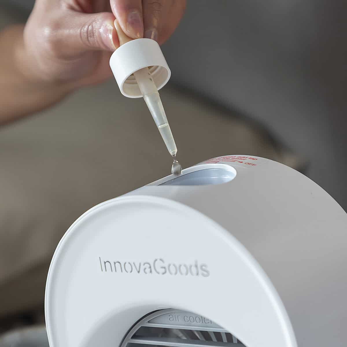 Mini Ultrasound Air Cooler-Humidifier with LED Koolizer InnovaGoods - Image 9