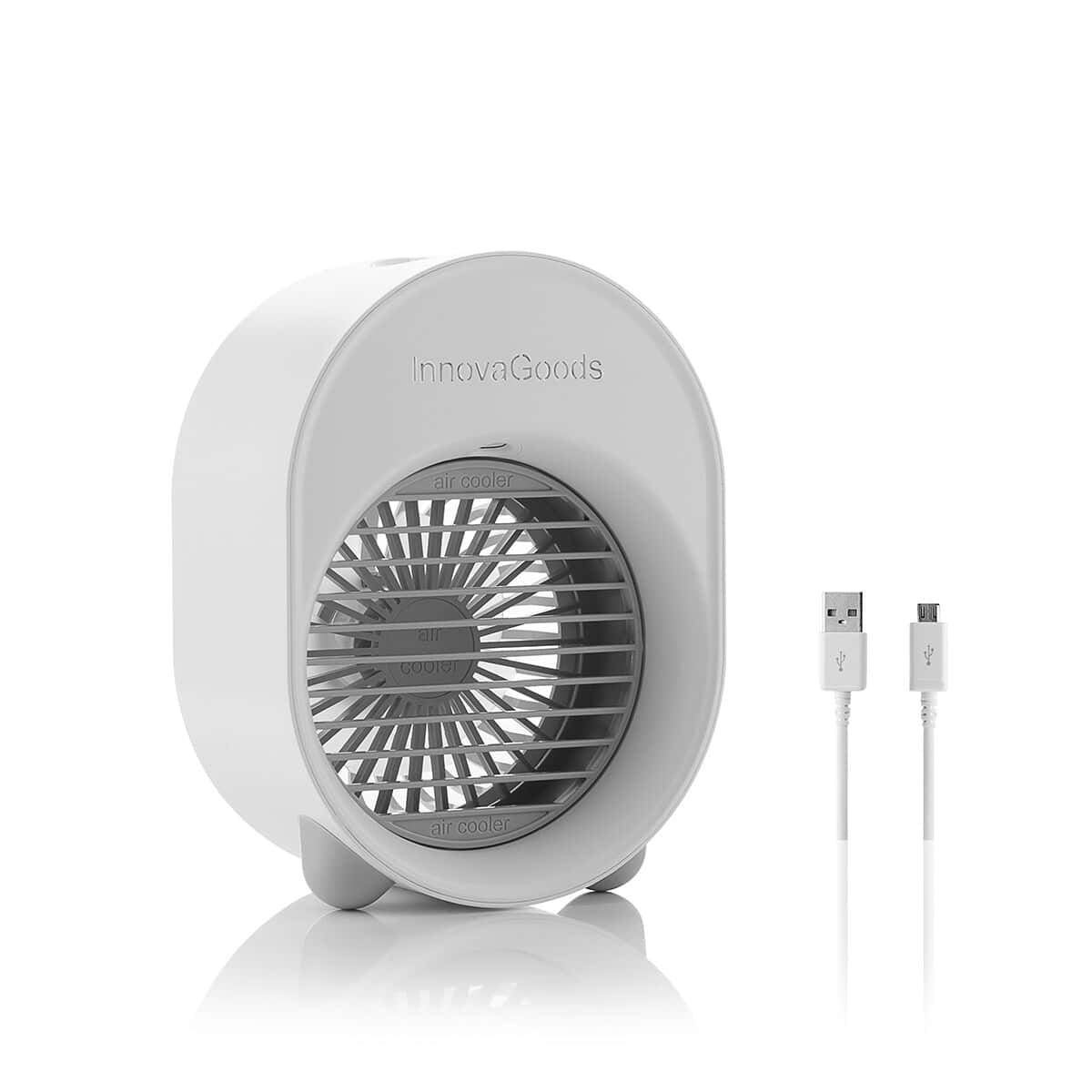 Mini Ultrasound Air Cooler-Humidifier with LED Koolizer InnovaGoods - Image 4