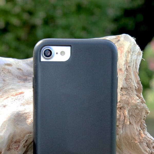 Custodia iNature iPhone 7/8/SE 2020 - Nero Vulcano