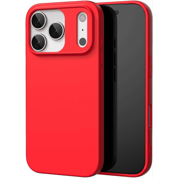 Swissten iPhone 17 Pro Case – Red | Globe Tech Antwerp