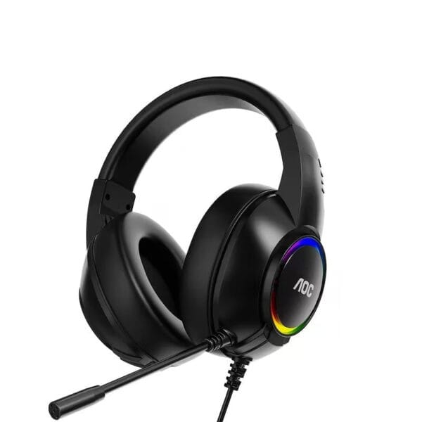surround bass gaming headphones NNETM LED black