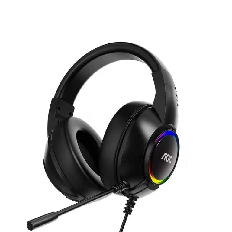 surround bass gaming headphones NNETM LED black