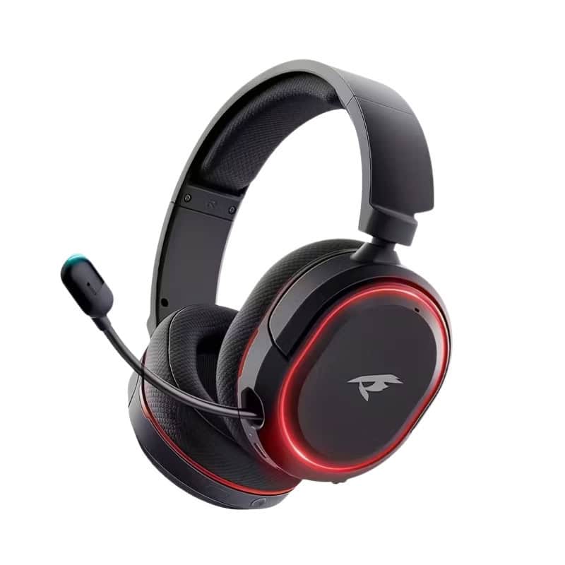wireless gaming headset 100H NNETM black red
