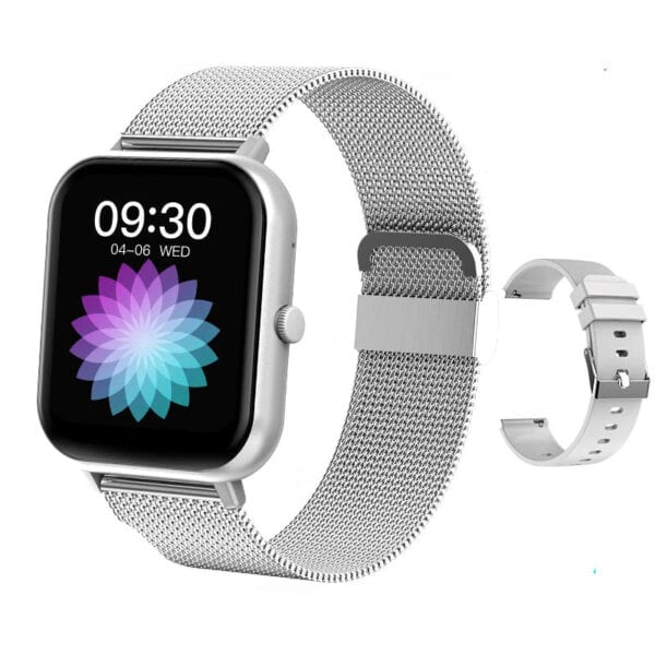 NNEOBA Smart Watch Fitness Tracker Silver