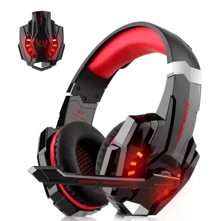 gaming headset PS4 PS5 red NNETM