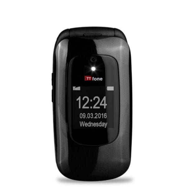 Returned Resale - TTfone Black Lunar TT750 with Vodafone SIM, No Dock & No 3Pin/UK Mains Charger