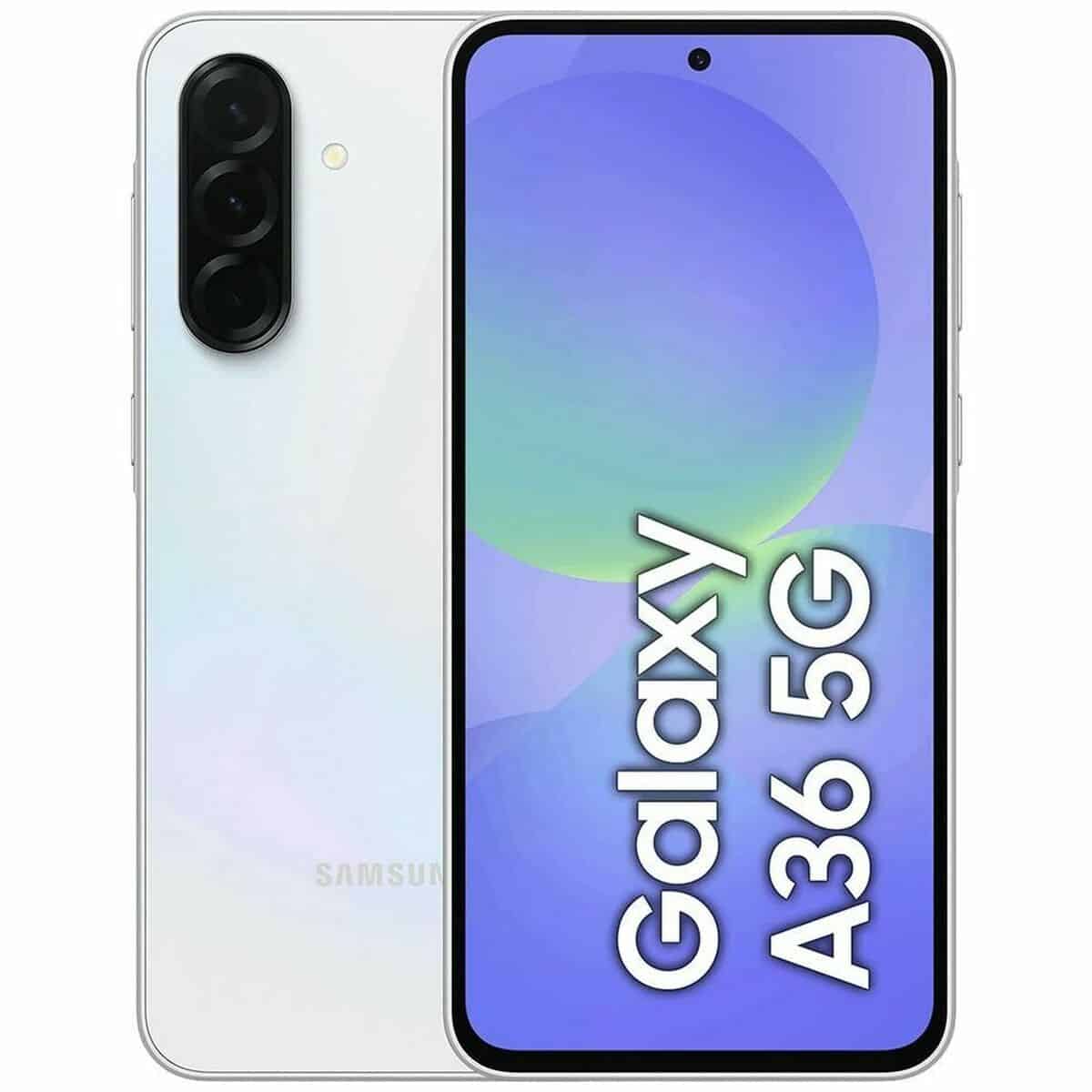 Samsung A36 5G 256GB White smartphone