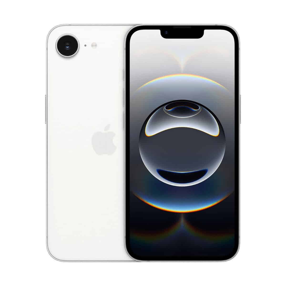 Apple iPhone 16e 256GB White smartphone