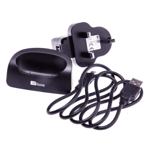 TTfone Spare Docking Cradle Desktop Charger Stand for Lunar TT750 Mobile